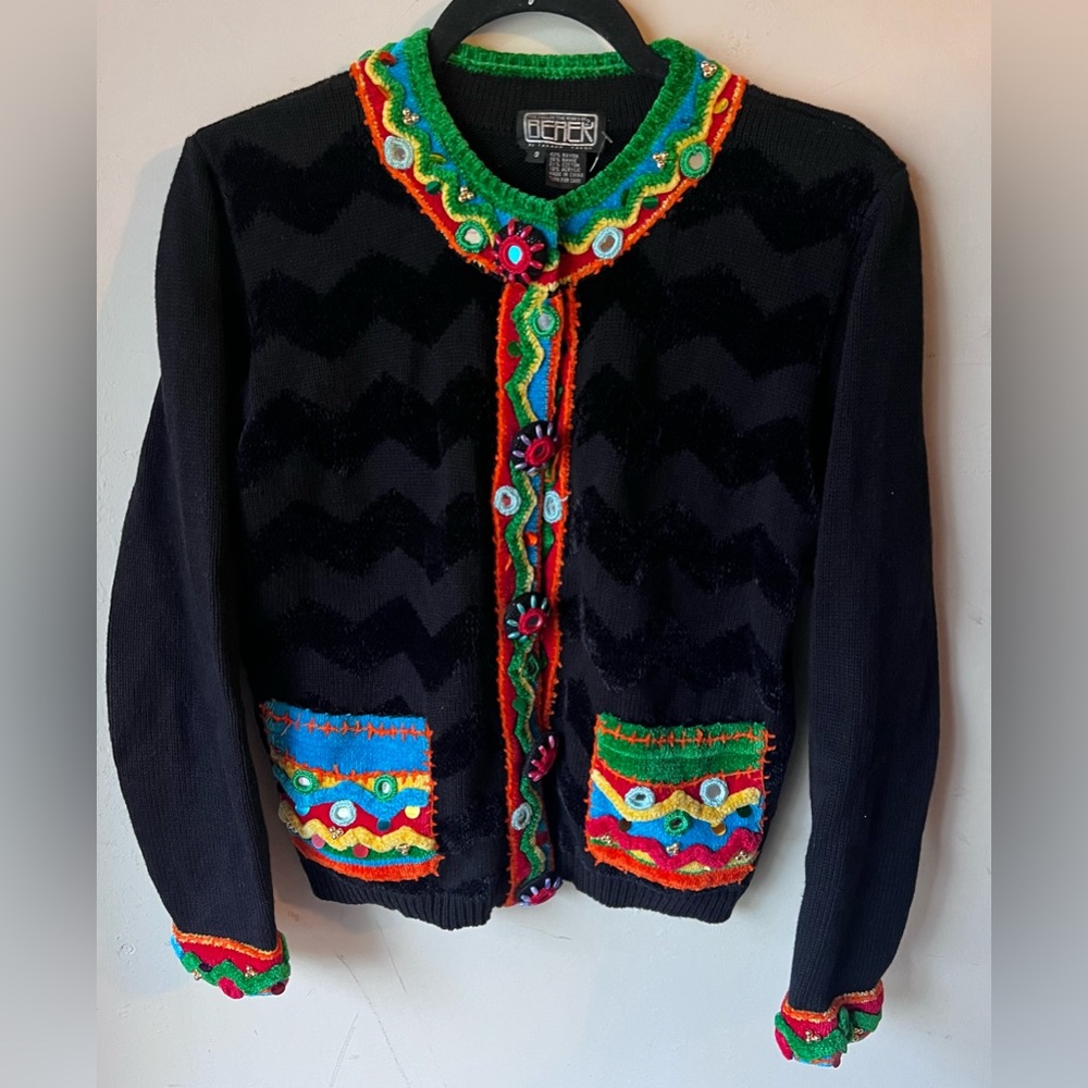 💚 Berek Vintage Women's Sweater‎ Cardigan size Small